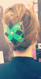 Leather Green & Orange
